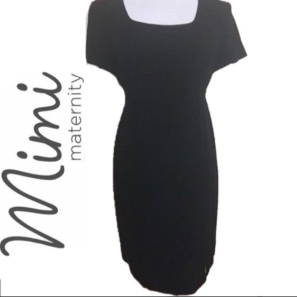 Mimi Maternity Dresses & Skirts - MIMI Maternity Tie Back Black Dress❣️REDUCED PRICE